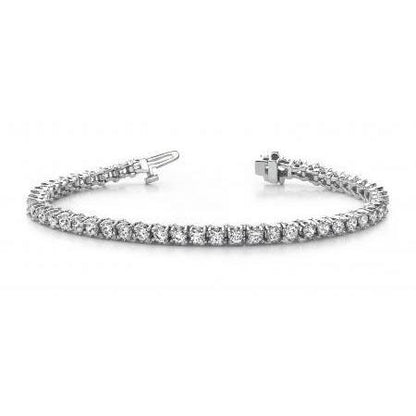Women Sparkling 8.50 Carats Round Diamonds Lady Tennis Bracelet Tennis Bracelet
