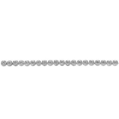 Women Tennis Bracelet 5.00 Carats Round Cut Diamonds 14K White Gold Tennis Bracelet